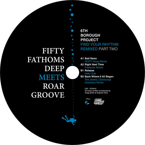 Find Your Rhythm Remixed Part Two (Fifty Fathoms Deep Meets Roar Groove) — 6th Borough Project cover artwork