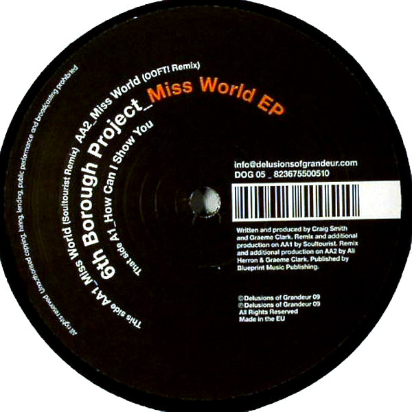 Miss World EP — 6th Borough Project cover artwork